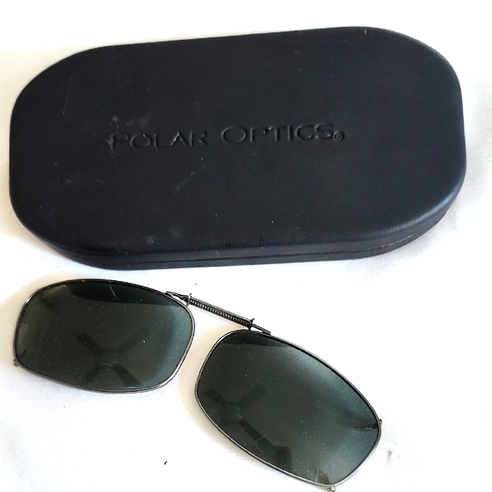 Black Clip On Sunglasses
